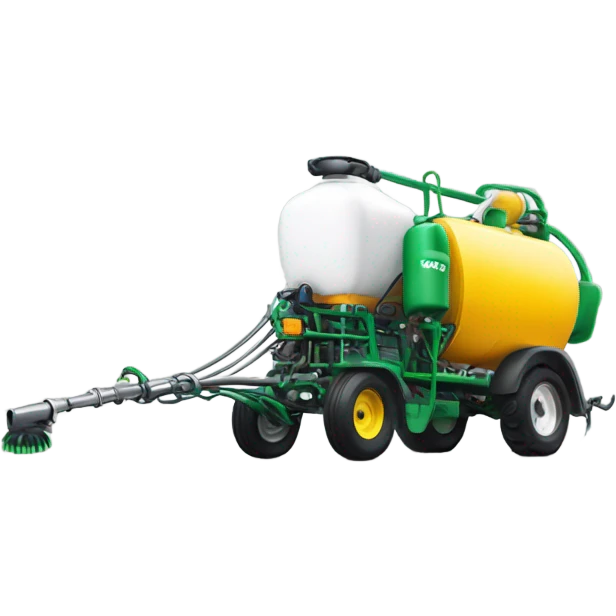 A sprayer with a very long nozzle emoji