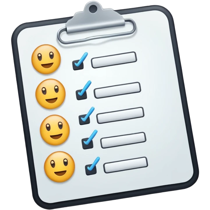 questionnaire emoji