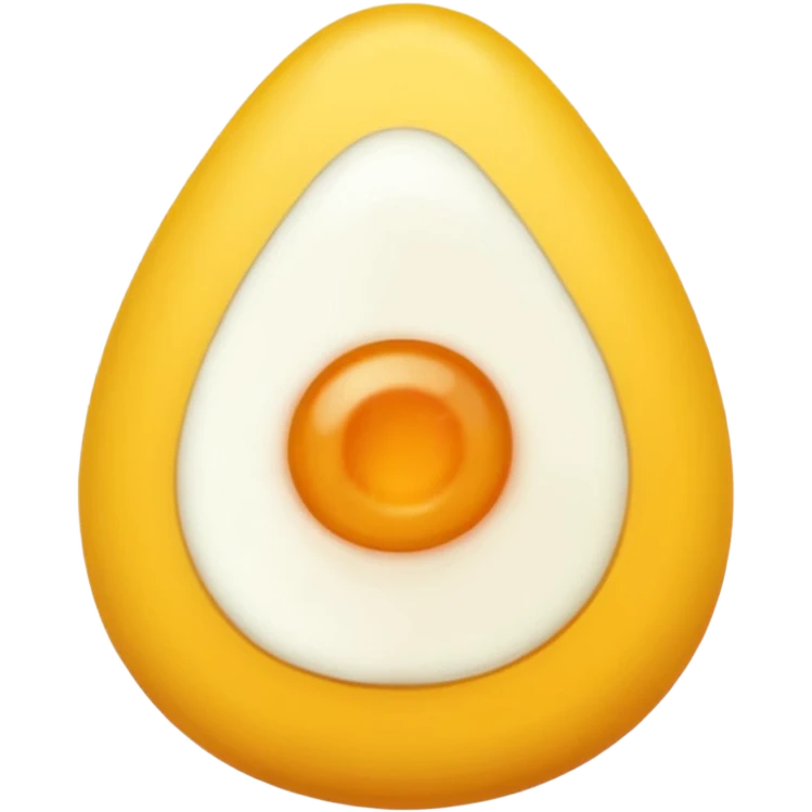 telur rebus dalam mangkuk emoji