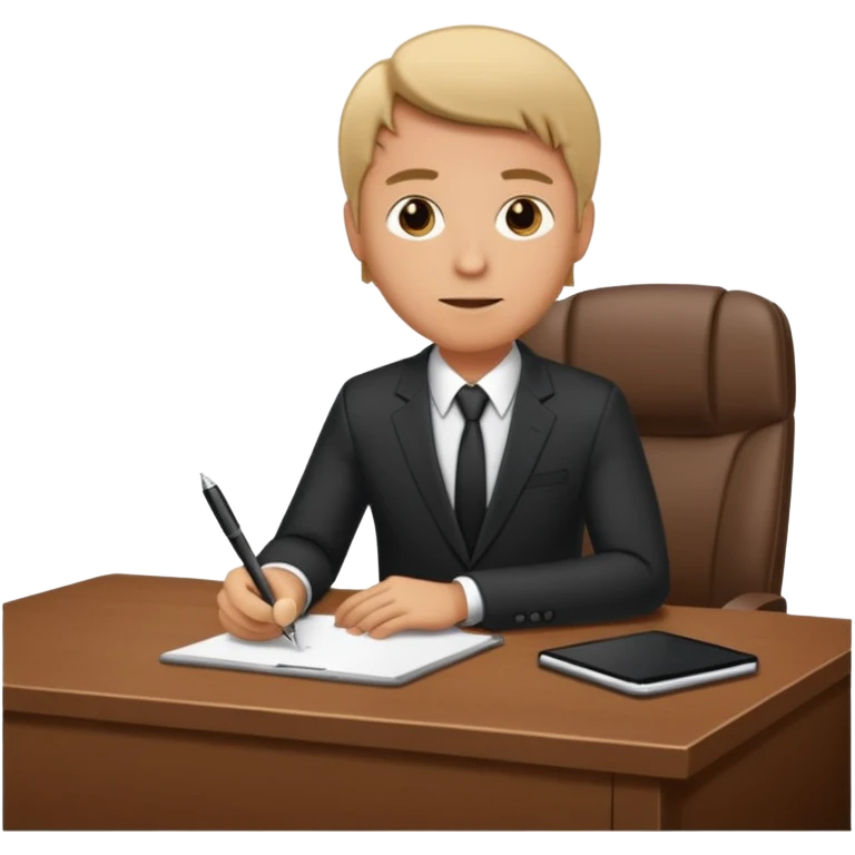 good working office man emoji