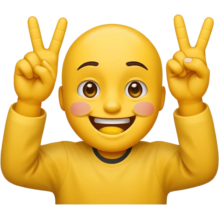 iOS sticker emoji throwing up IGD gang signs  emoji