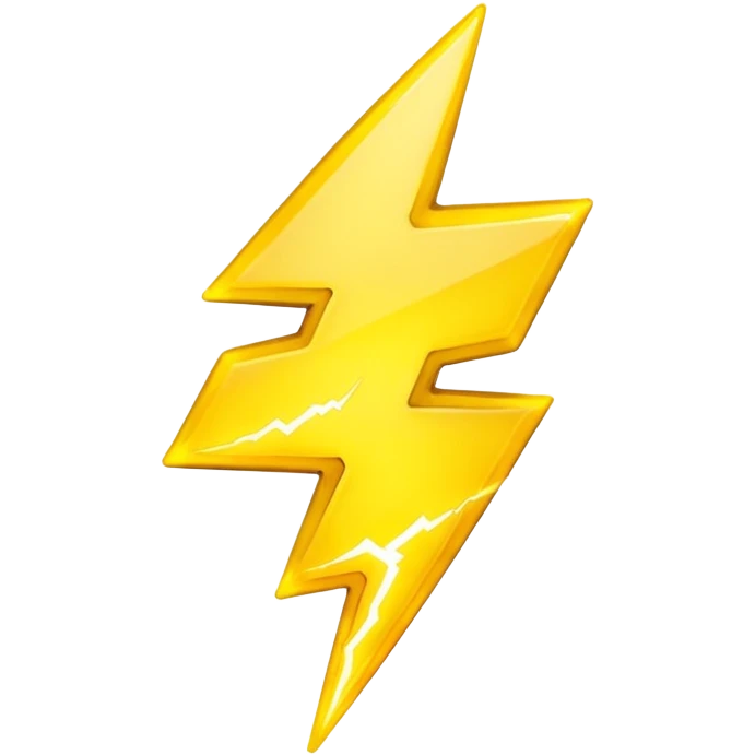 yellow lightning emoji