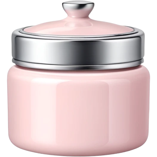 Pale pink day cream pot emoji