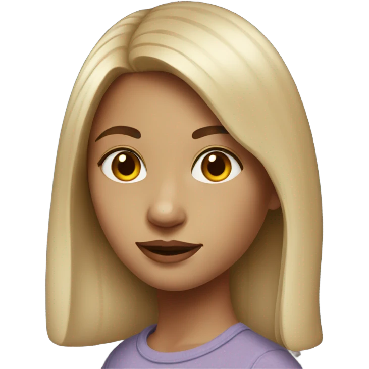 realistic portrait of a girl emoji