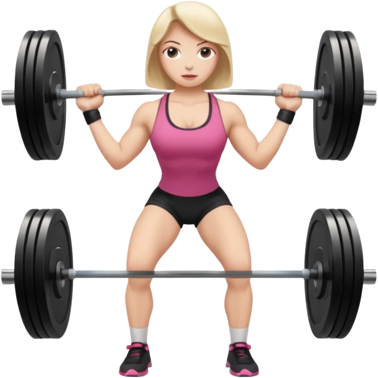 Deadlift woman emoji