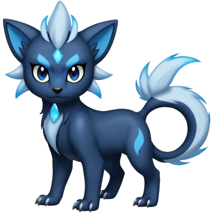 Luxray-Absol-Dewott-fusion emoji
