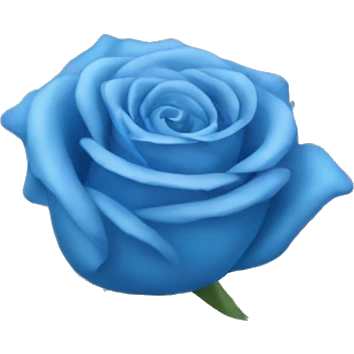 Blue Rose emoji