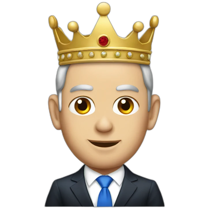 netanyahu with crown emoji