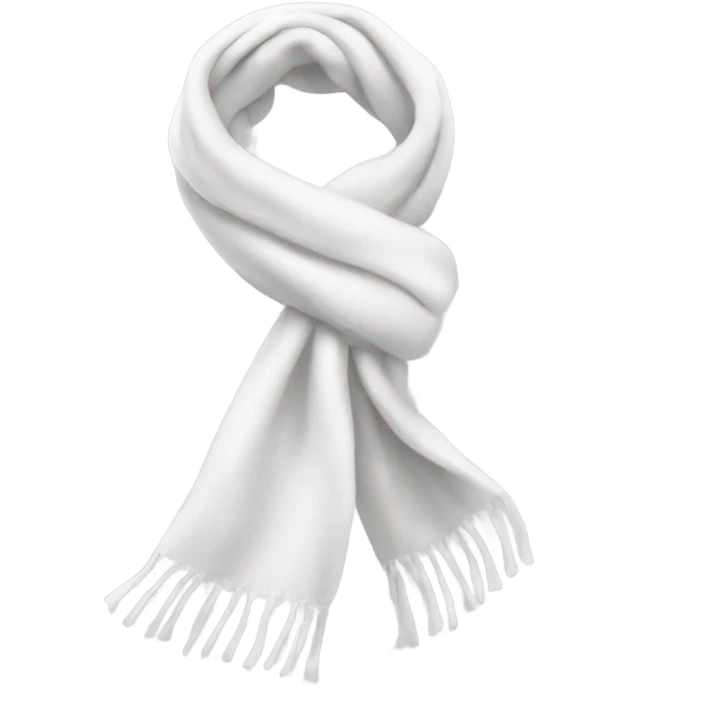 white scarf emoji
