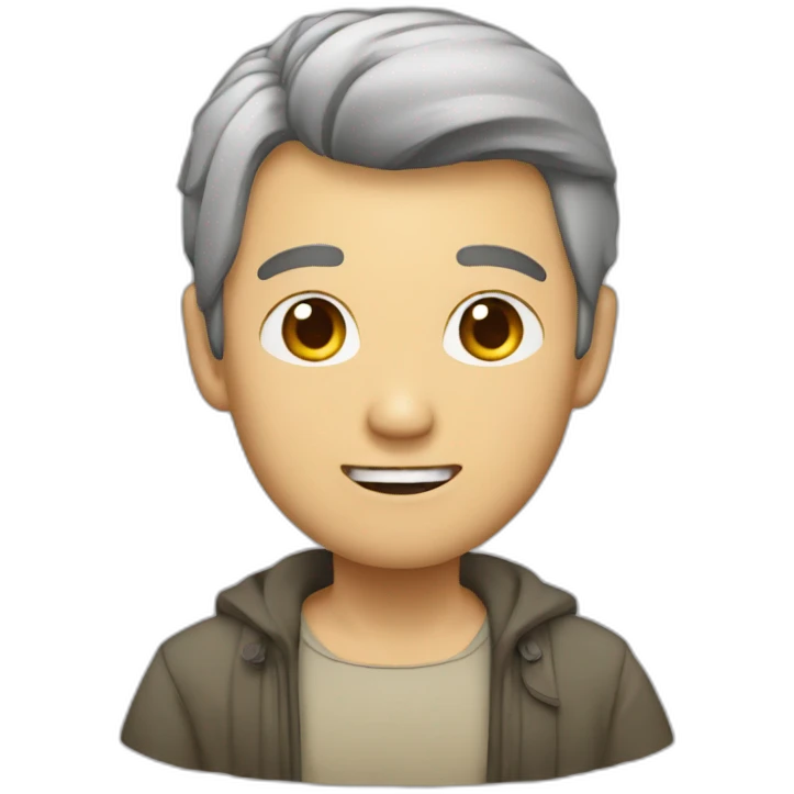 一个大笑的男人 emoji