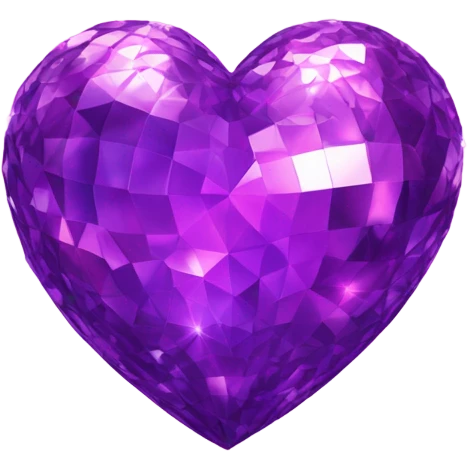 disco heart purple emoji