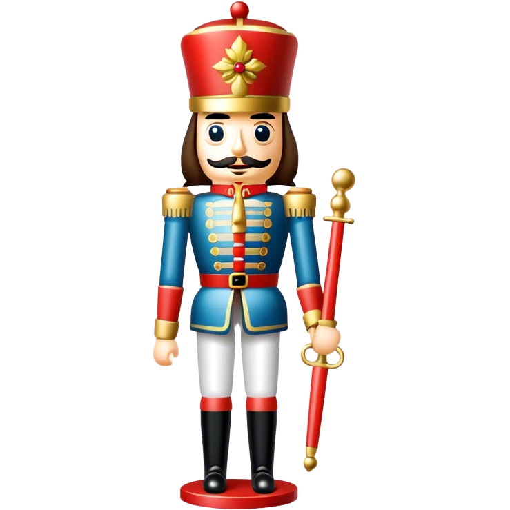 Christmas nutcracker emoji