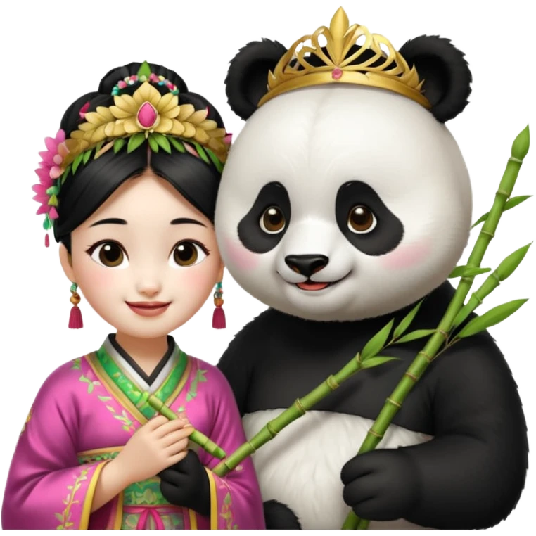 panda habit princesse chinoise emoji