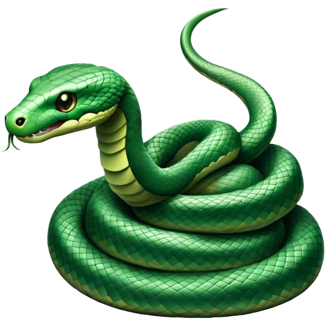 Hogwarts Slytherin snake emoji
