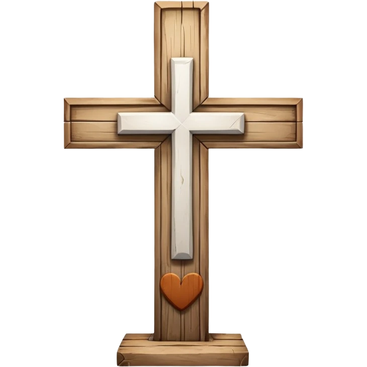 White Christian cross emoji