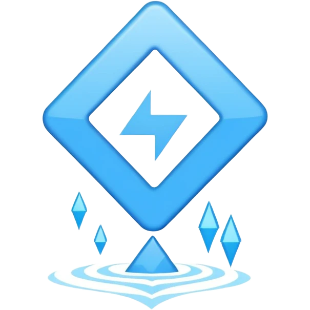state surge symbol, minimal emoji