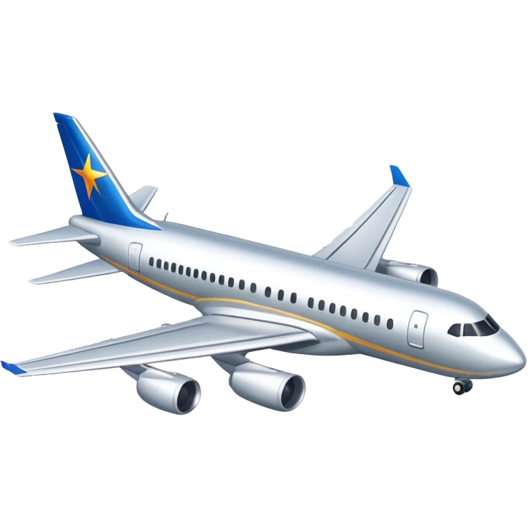 Ssj100 plane flying  emoji
