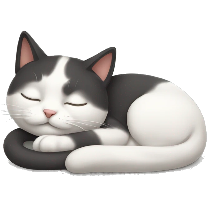 Cat sleep emoji