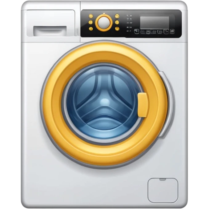 filled with laundry washing machine emoji