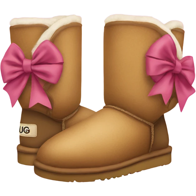 Uggs with bows  emoji