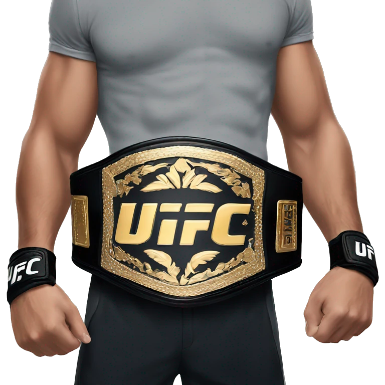 Ufc belt emoji