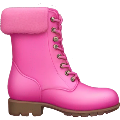 Pink boots emoji
