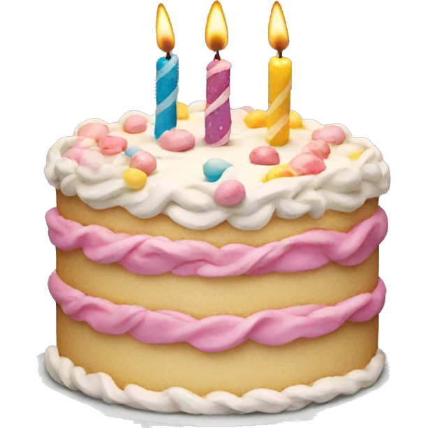 Birthday cake emoji