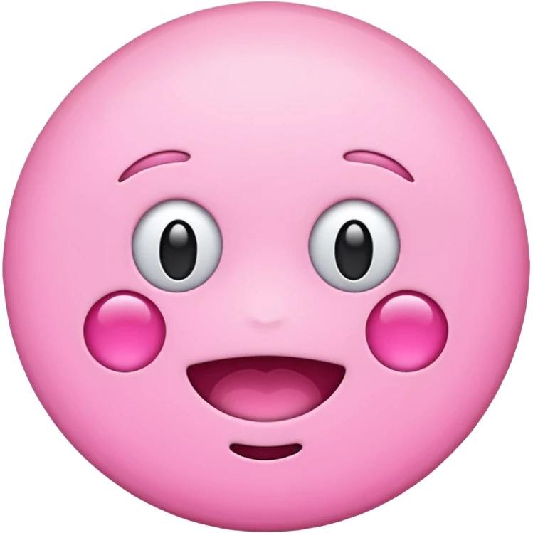 Pink circle emoji emoji