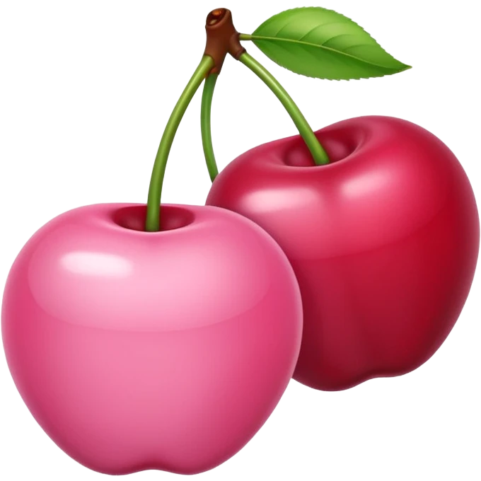 Pink cherrys emoji