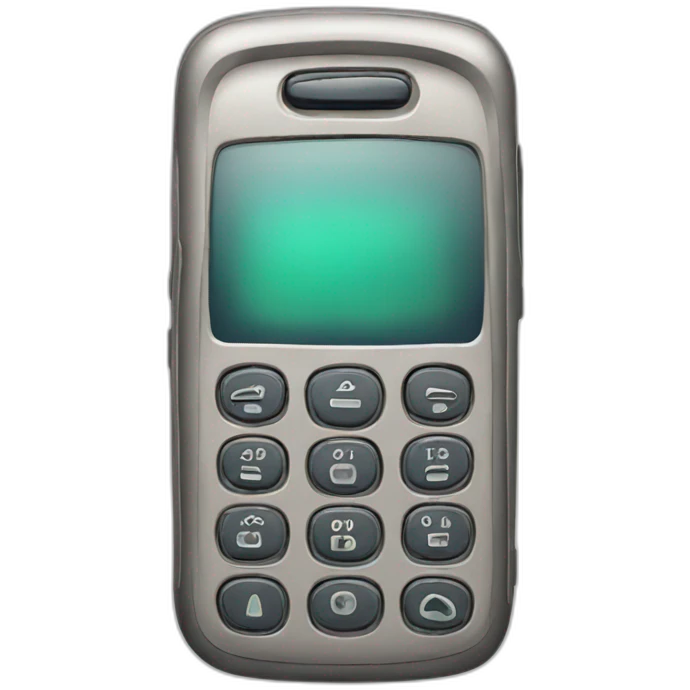 Old cell phone emoji