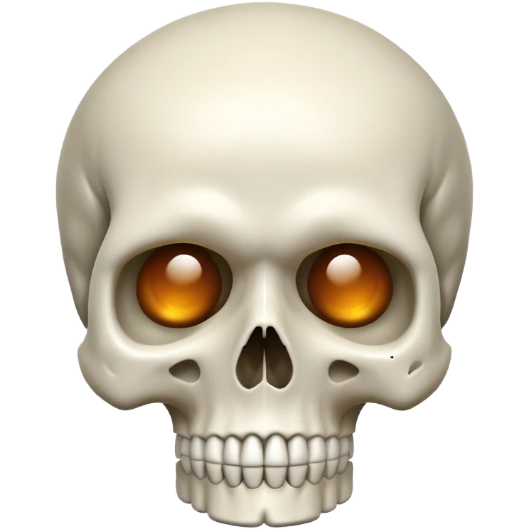 Confused skull emoji