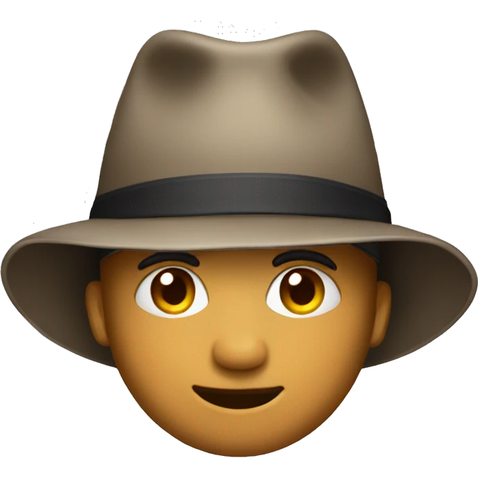 Classic hat emoji