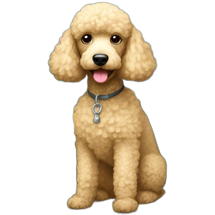 poodles camping emoji