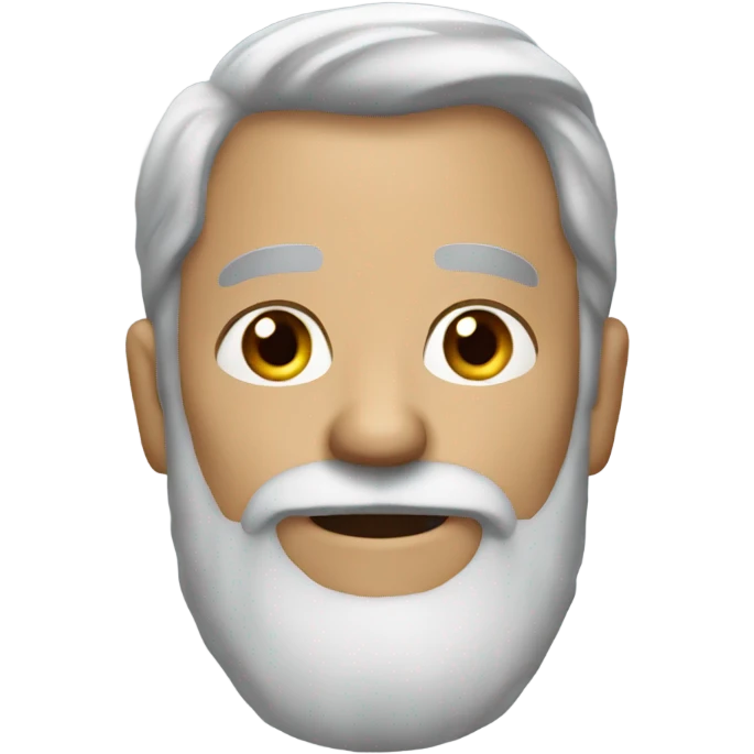 man with beard and grey hair  emoji