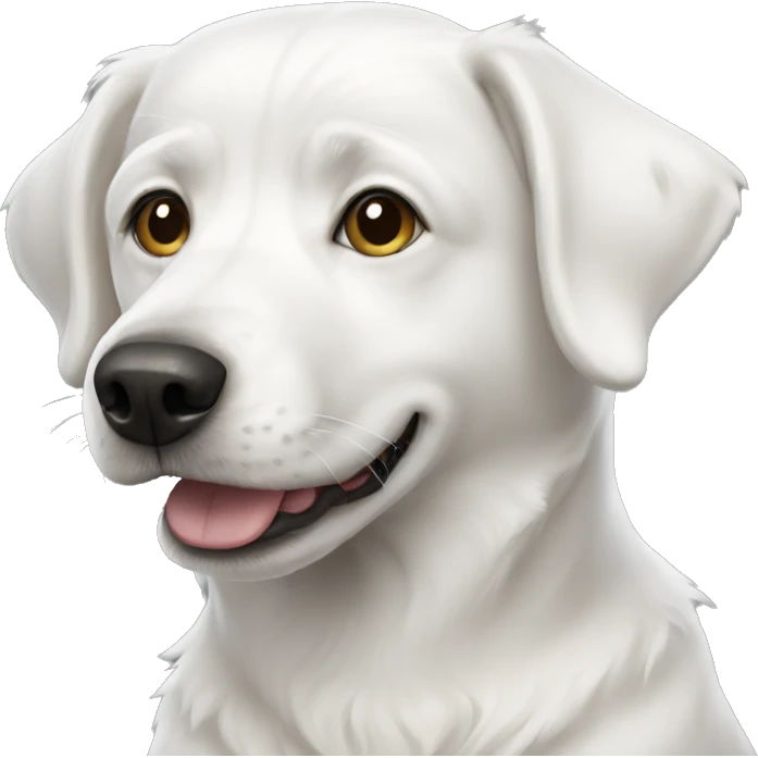 White dog emoji