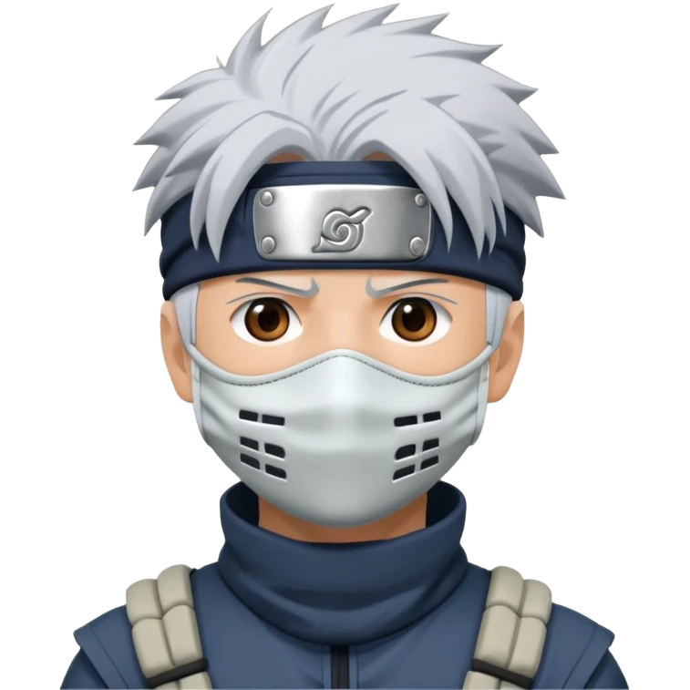 شخصيه من انمي ناروتو تدعى كاكاشي  emoji