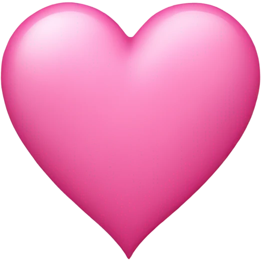 Pink heart  emoji