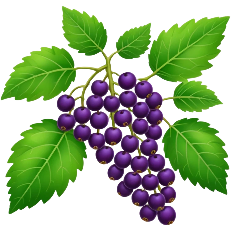 mulberries plant emoji
