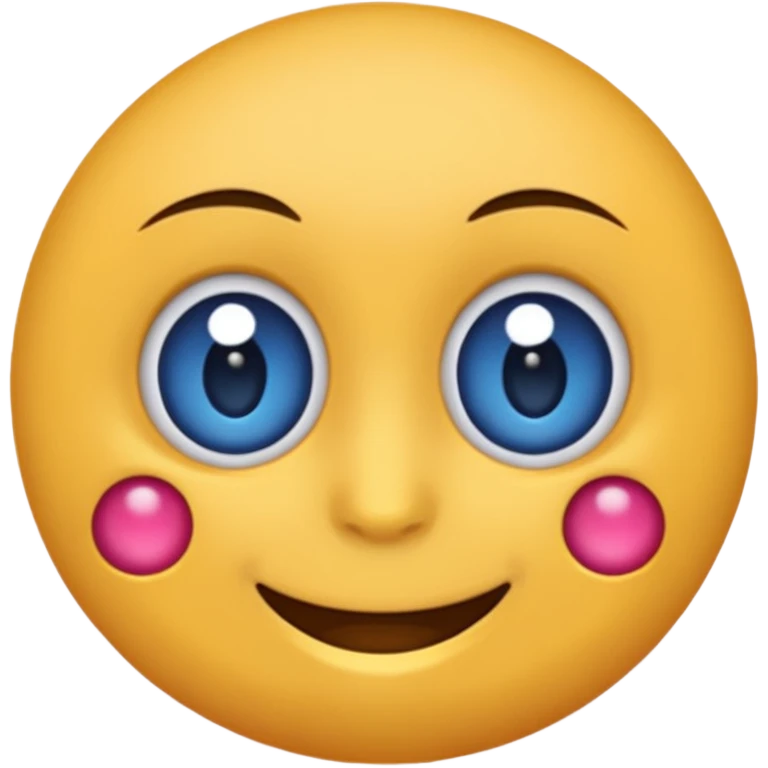 Un emoji myrtille avec des cils aux yeux emoji