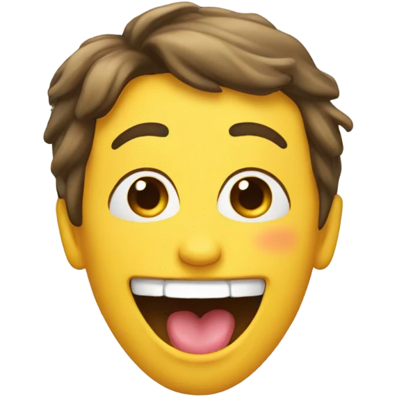 Sticking tongue out emoji