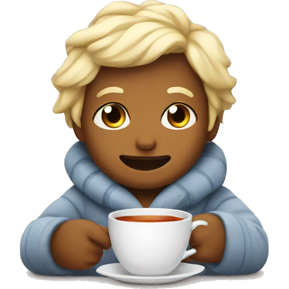 Cozy tea emoji
