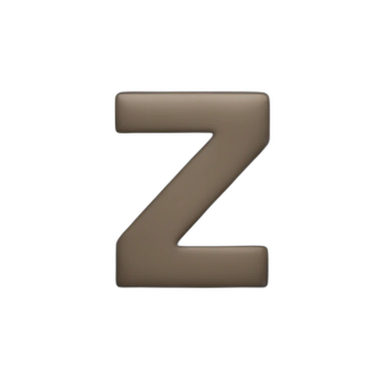 letter "z" emoji