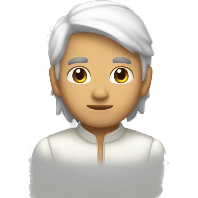 Moño blanco emoji
