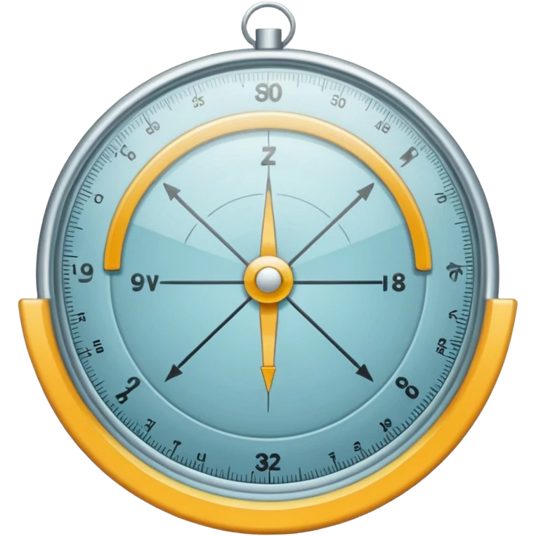 glass protractor emoji