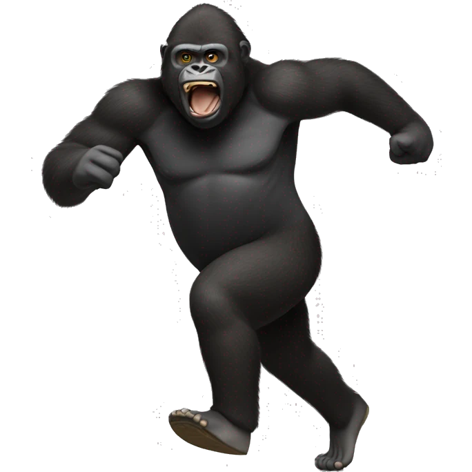gorila corriendo emoji