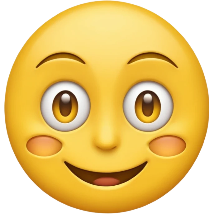 smiling emoji with one eye twitching  emoji