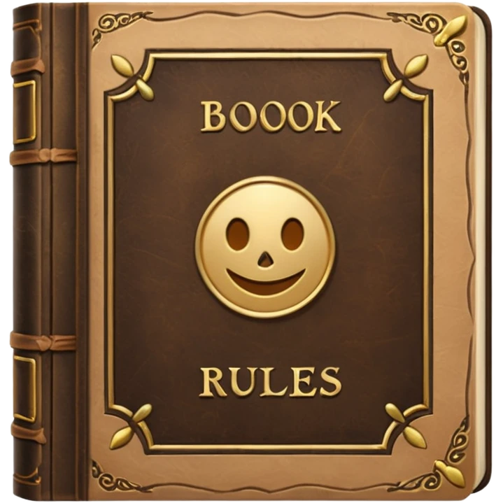 book of rules emoji