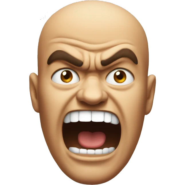 anger emotion happy shouting  emoji