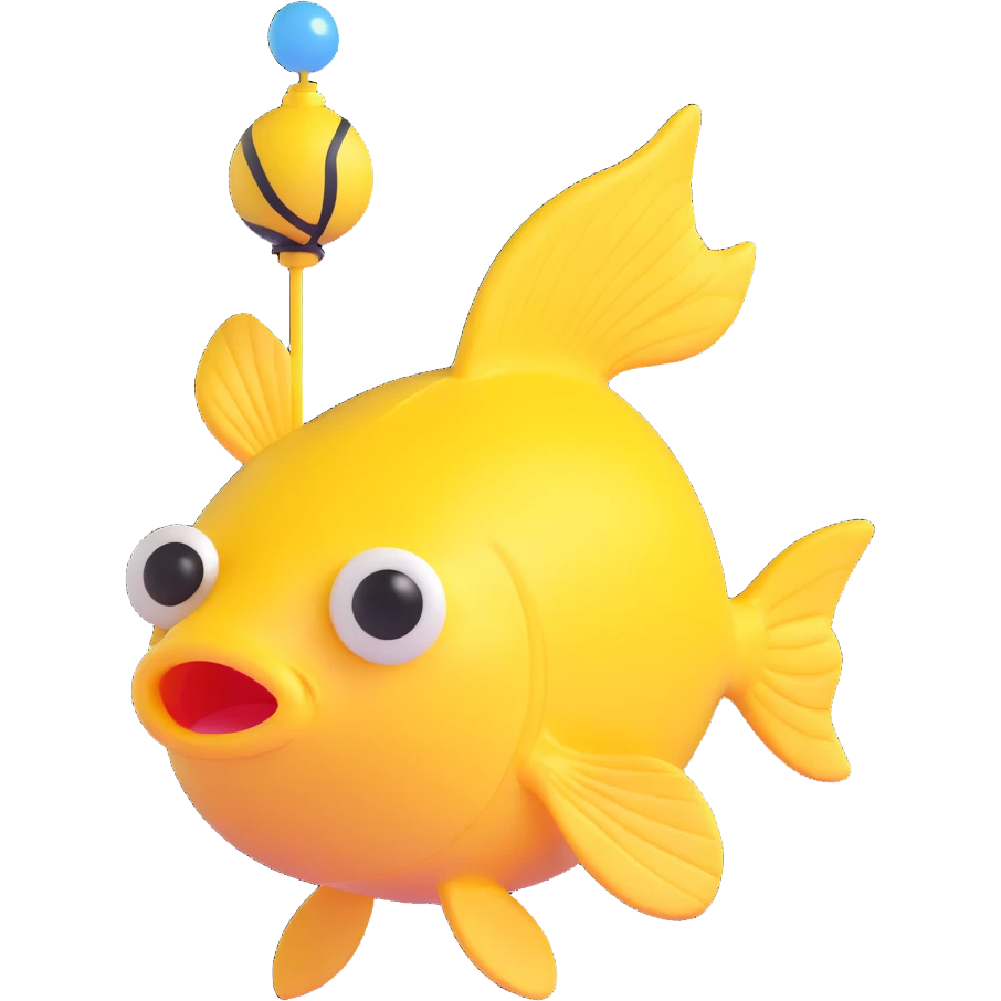 Babel fish translator from Hitchhiker's Guide emoji