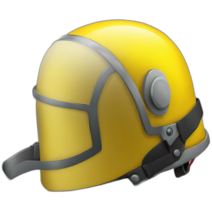 Yellow engineering helmet emoji